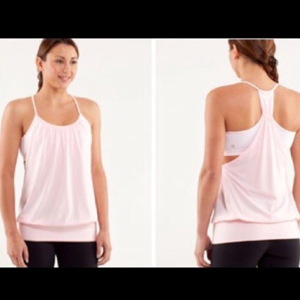 Lululemon No Limits Blush Light Pink Tank